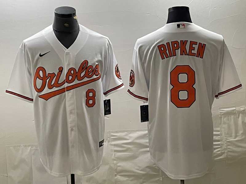 Men's Baltimore Orioles #8 Cal Ripken Jr Number White Cool Base Stitched Jersey,We sell and wholesale Men's Baltimore Orioles #8 Cal Ripken Jr Number White Cool Base Stitched Jersey on line form chian!
